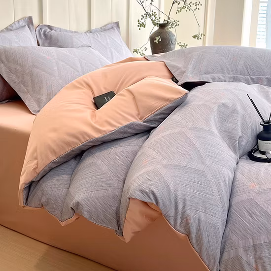 Roupa de cama bordada com estampa luxuosa respirável macia para bebê adequada em algodão