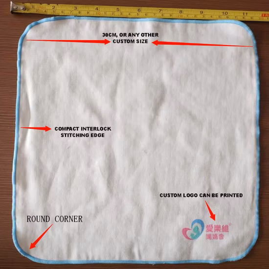 Novo produto pano de musselina de algodão para arrotar