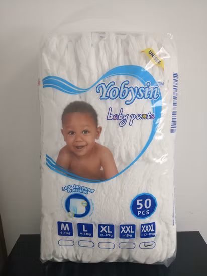 Pano de bebê 100% algodão de alta qualidade Fraldas ecológicas ultra absorventes Fraldas descartáveis ​​naturais premium para bebês Fraldas de bambu biodegradáveis ​​Fraldas para bebês